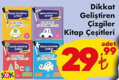 DİKKAT GELİŞTİREN ÇİZGİLER KİTAP ÇEŞİTLERİ